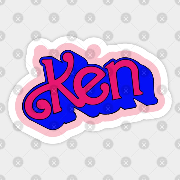 Hi I’m KEN Sticker by ART by RAP